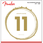 FENDER 80/20 BRONZE ACOUSTIC STRINGS