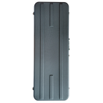 DCM EC2C ABS / Fibre Deluxe Electric Guitar Case Dark Silver Lining