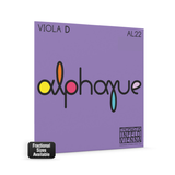 Thomastik AL22H Alphayue Viola 'D' String 1/2 (13") Size