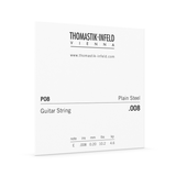 DTP08G Thomastik .008 Single String Plain Brass Plated Steel