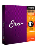 Elixir 16052 Nanoweb PHOSPHOR Bronze Light 12-53