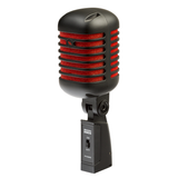 Eikon DM55V2RDBK “Vintage” Professional Vocal Dynamic Microphone Satin Black & Red