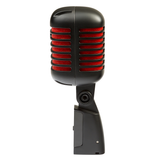 Eikon DM55V2RDBK “Vintage” Professional Vocal Dynamic Microphone Satin Black & Red