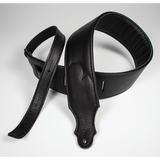 Franklin 2.5" Premium Black Padded Glove Leather Strap