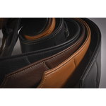 Franklin 3" Premium Black Padded Glove Leather Strap
