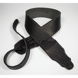 Franklin Original  2.5" Black Glove Leather with Silver Stitching