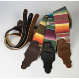 Franklin 3" Saddle Blanket Strap with Black Glove Leather Ends