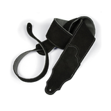 Franklin Original 2.5" Black Suede with Silver Stitching