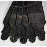 Franklin Original  3" Black Glove Leather with Red Stitching