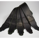 Franklin Original  3" Black Glove Leather with Silver Stitching