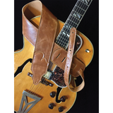 Franklin 3" Jackson Hole Cognac Aged Leather Strap