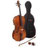 Hidersine HW3182AG-P Vivente Academy Finetune Cello Student Outfit 4/4 setup with Thomastik Alphayue strings