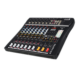 Italian Stage 8-Channel Stereo Audio Mixer with DSP MultiFX [IS2MIX8PRO]