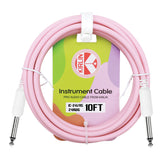 Kirlin Entry 24 Instrument Cable Rose Pink - 10FT [KIC241RS-10]