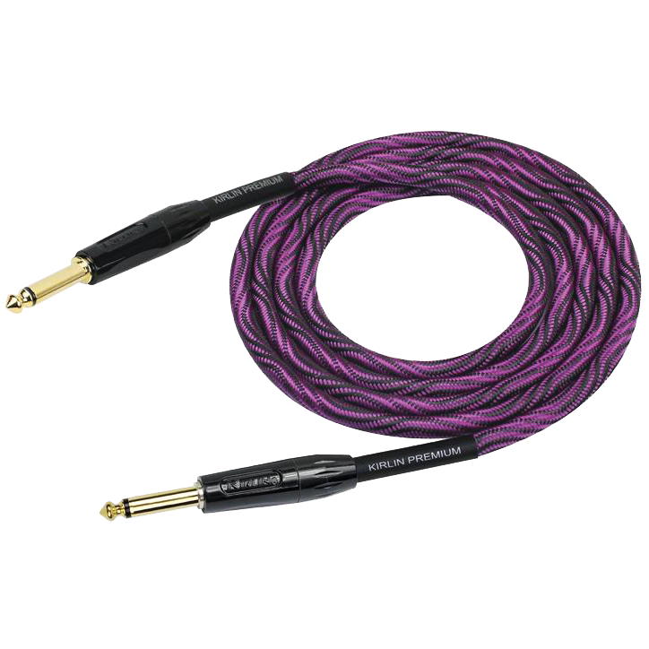 Kirlin IWB201WB 10ft Premium Plus Wave Purple Instrument Cable – All ...