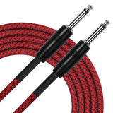 Kirlin IWC201RD 20ft Red Entry Woven Instrument Cable