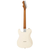 Levinson Sceptre Arlington Std Single Cutaway Olympic White SS w Indian Laurel Board