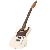 Levinson Sceptre Arlington Std Single Cutaway Olympic White SS w Indian Laurel Board