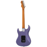 Levinson Sceptre Ventana Std Double Cutaway Metallic Purple SSS w Maple Board