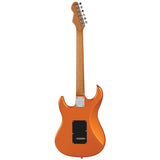 Levinson Sceptre Ventana Std Double Cutaway Sienna Metallic Copper SSS w Indian Laurel Board