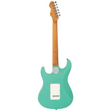 Levinson Sceptre Ventana Std Double Cutaway Sea Foam Green SSS w Maple Board
