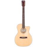 Kremona M25E Steel String Solid Top & Back Acoustic fitted with LR Baggs pickup and Case