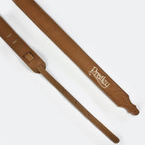 Pratley 2.5" Caramel Leather Strap with Suede Backing and embroidered logo [PRATSTRAP-CA]