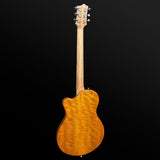 Pratley Indigo Single Cutaway Solid Body Electric Mini Humbuckers Natural Amber [PRINDI-M22-NA]