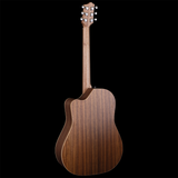 Pratley Premier Dreadnought Cutaway All Solid Blackwood Vintage Black Burst Top Electric