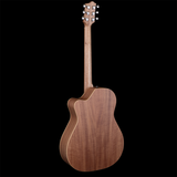 Pratley Premier Series OM Cutaway Model Maple B/S Fig Top