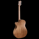 Pratley Premier OM Cutaway All Solid Maple Smoke Burst Top Electric