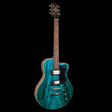 Pratley Electric Semi-Hollow Blue Lagoon Single Cut SD Phat Cat P90 Set [PRSH90-TLB]