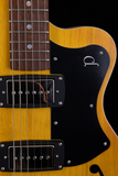 Pratley Electric Semi-Hollow Vintage Yellow Single Cut SD Phat Cat P90 Set [PRSH90-TVY]