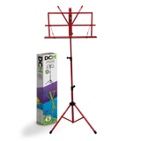 DCM BS01-RD Music Stand Red inc Carry  Bag