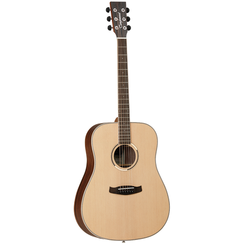 Tanglewood TDBTDEB Discovery Exotic Dreadnought Ebony