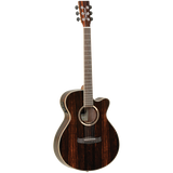 Tanglewood TDBTSFCEAEB Discovery Exotic Superfolk C/E All Ebony