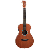 Tanglewood Elemental Solid Mahogany Top Parlour A/E Guitar [TE8-E-BL]