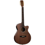 Tanglewood TW47RE Sundance Reserve All Solid Mahogany Superfolk C/E with Case