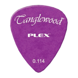 Tanglewood TWPP6 Plex Picks Pack of 12 .114 Purple