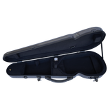 VIVO Shaped Case Black Stripe - for 3/4 Violin / 13" Viola