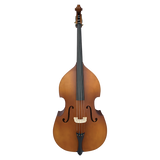 Vivo Neo 1/4 Double Bass Laminate w Bag Antique Finish - Setup