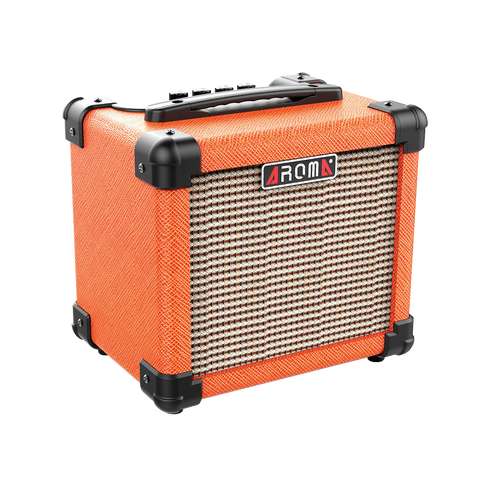 Aroma AG10OR 10W Orange Electric Guitar Portable Amplifier