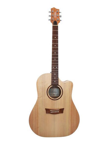 Pratley Australian Made Guitars Dreadnought Maple/Bunya - SC (no pickup) ETA 4-6 Weeks