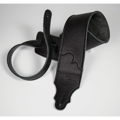 Franklin Original  3" Black Glove Leather with Black Stitching
