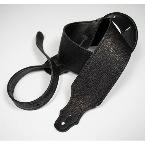 Franklin 2.5" Black Purist Leather Strap with Buck Backing