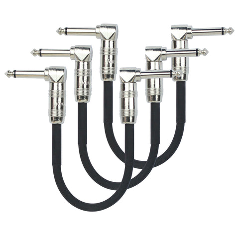 Kirlin KIP3243PN-6 3pce Angle - Angle 6 Inch Patch Cable