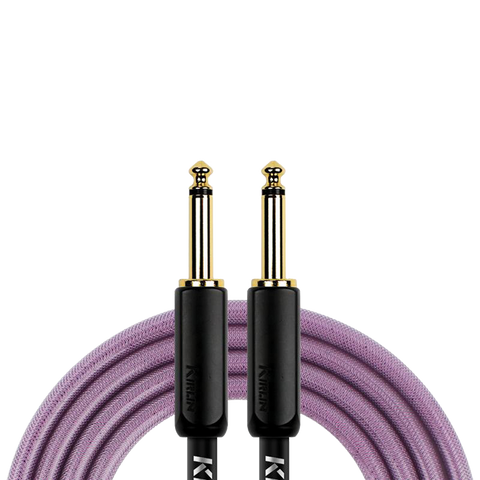 Kirlin KIPW201BPU-20 PVC Woven Guitar Cable 20Ft Purple