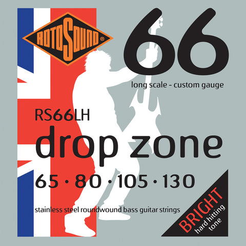 Rotosound RS66LH Swing Bass 66 65-130 Drop Zone Stainless