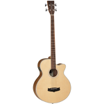 Tanglewood TDBTABBW Discovery Exotic Acoustic Bass C/E Black Walnut