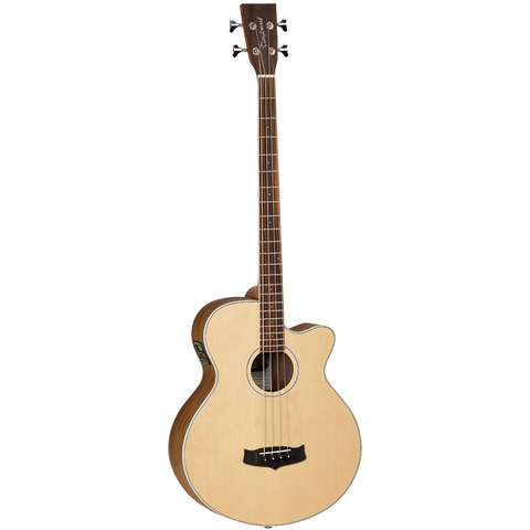 Tanglewood TDBTABBW Discovery Exotic Acoustic Bass C/E Black Walnut